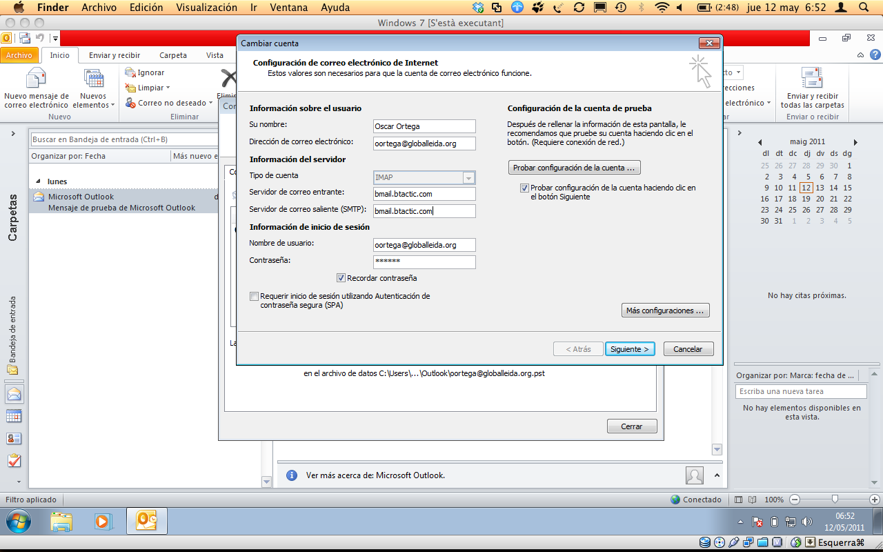 C Mo Configurar El Correo Imap En Outlook Btactic Open Source Cloud Solutions