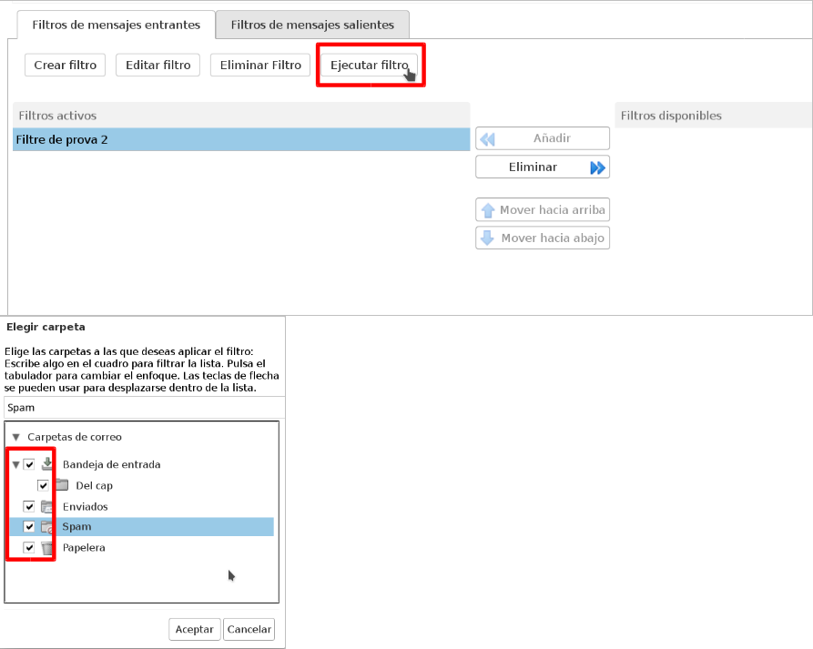 Como Configurar Los Filtros En Zimbra Btactic Open Source Cloud Solutions